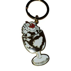 Ghirardelli Chocolate Icecream Sundae Keyring Advertisement Promotion Keychain
